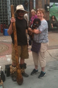 Didgeridoo guy and us.